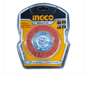 INGCO 75mm Nylon Wire Wheel Brush Product focal point
