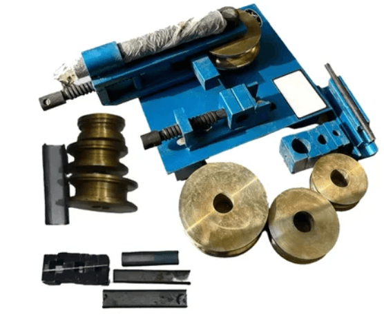 Lion 10 mm Wall Thickness Pipe Bending Machine 12-32 mm, 4 Round and 4 Square Dies (10 mm Wall)