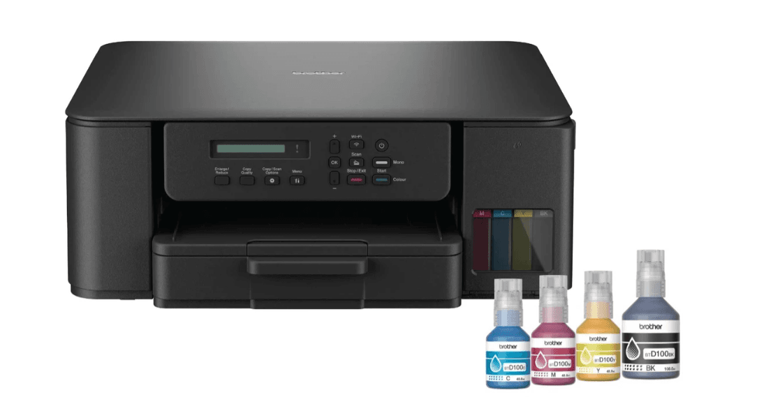 brother DCP-T530DW Experience Seamless Printing with Auto Duplex and WiFi Support Multi-function WiFi Color Ink Tank Printer