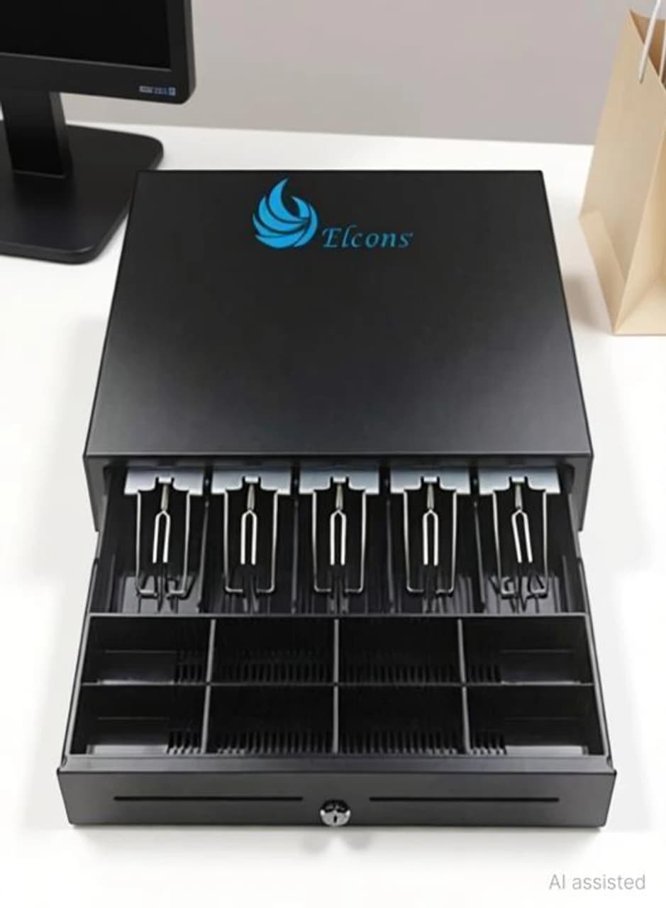ELCONS ELECTRONIC CASH DRAWER Cash Box (13 Compartments)