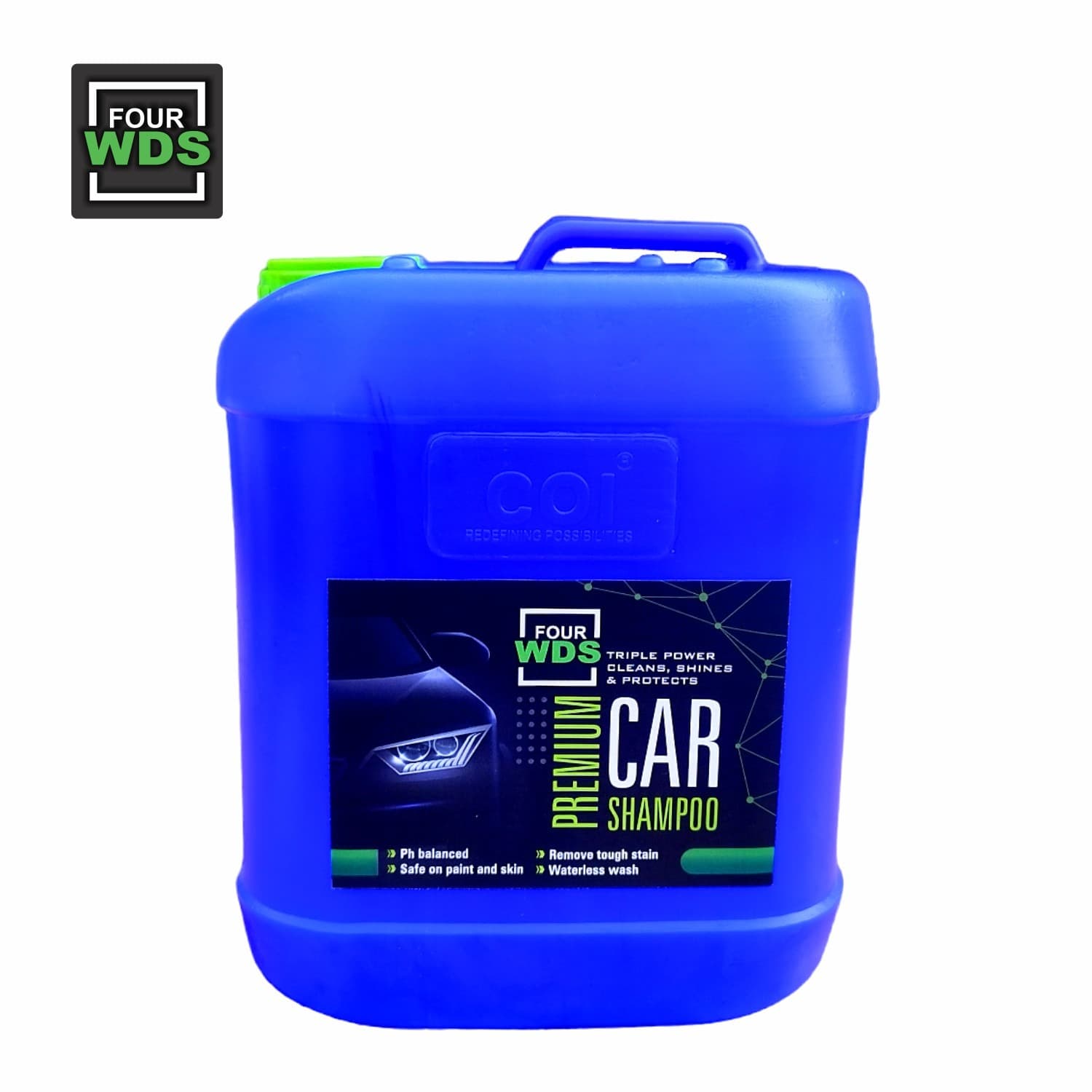 FOUR WDS PREMIUM CAR SHAMPOO 5 LTR ( 4.5 KG )