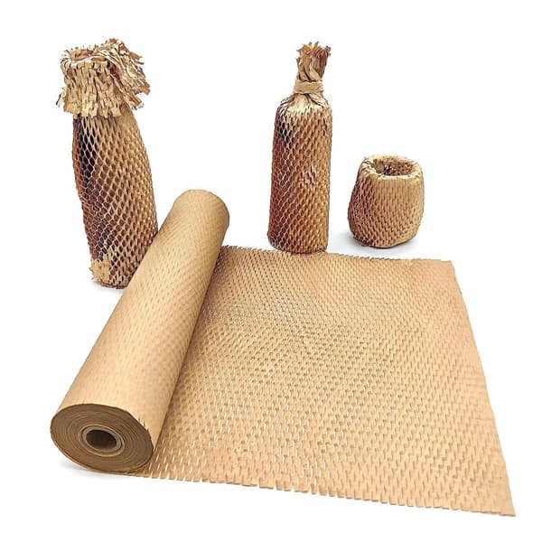 JPPL Honeycomb Paper Roll Ecofriendly in Brown Color-10Mtr