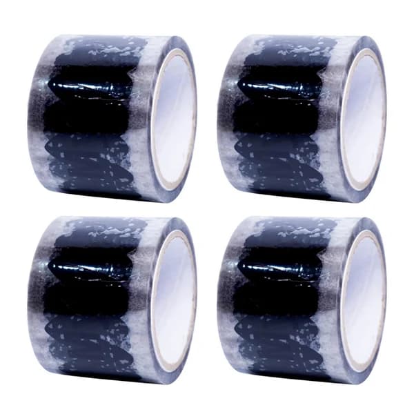 Myntra packaging tape 3 inch x 65 meter packaging material for small business set of 4