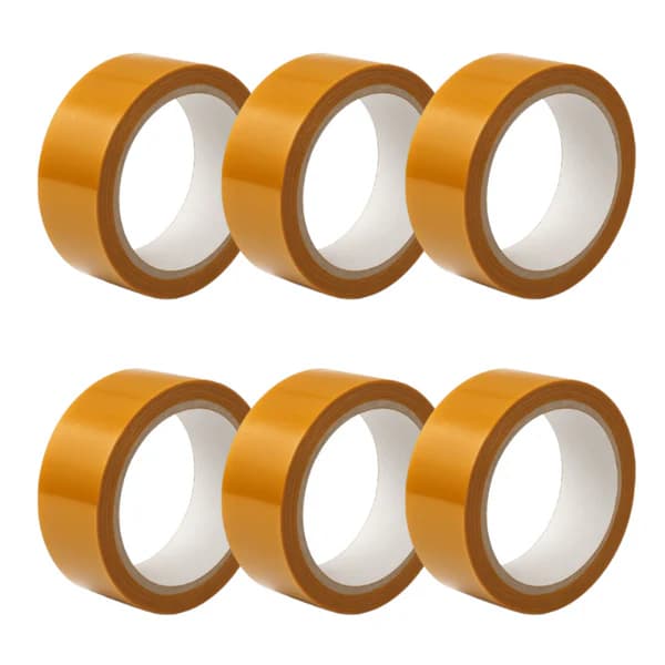JPPL Brown Packing Tape (2" x 65m) – Strong Adhesive Carton Sealing Tape for Shipping, Moving & Packaging(Pack Of 6)