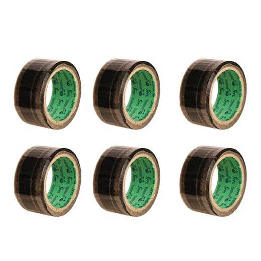 Printed Packaging Tape 48mm x 65 Meter Pack of 6
