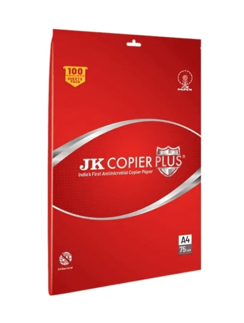 JK Coppier Plus A4 Printing Paper, 75 GSM, White, 100 Sheets(pack of 2)