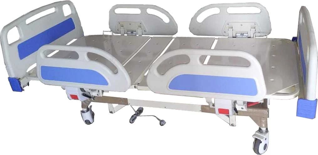 MEDICOM Electric Hospital Bed with ABS Safety Railings