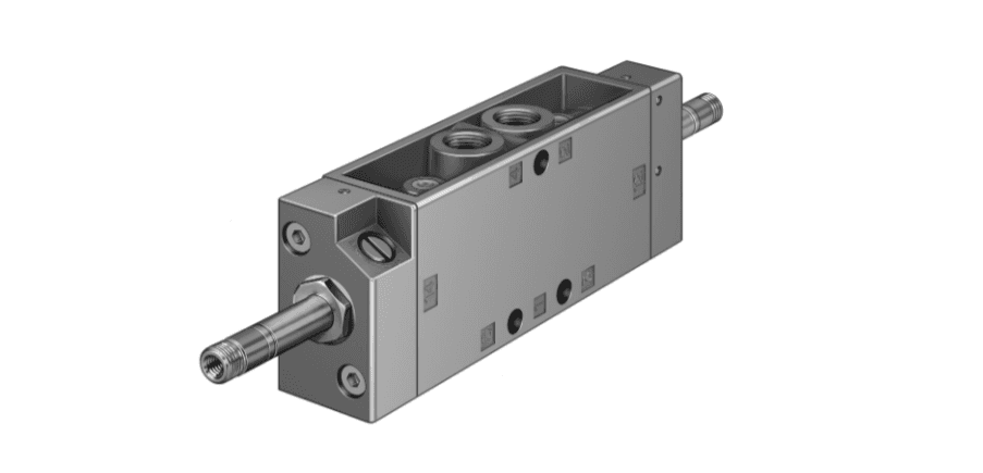 FESTO JMFH-5-1/8 5/2 way double solenoid pneumatic directional control valve for industrial automation and pneumatic cylinder control.