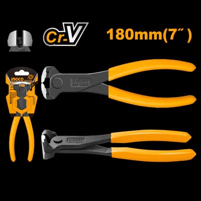 Ingco HECP02180 7 Inch End Cutting Plier Product focal point