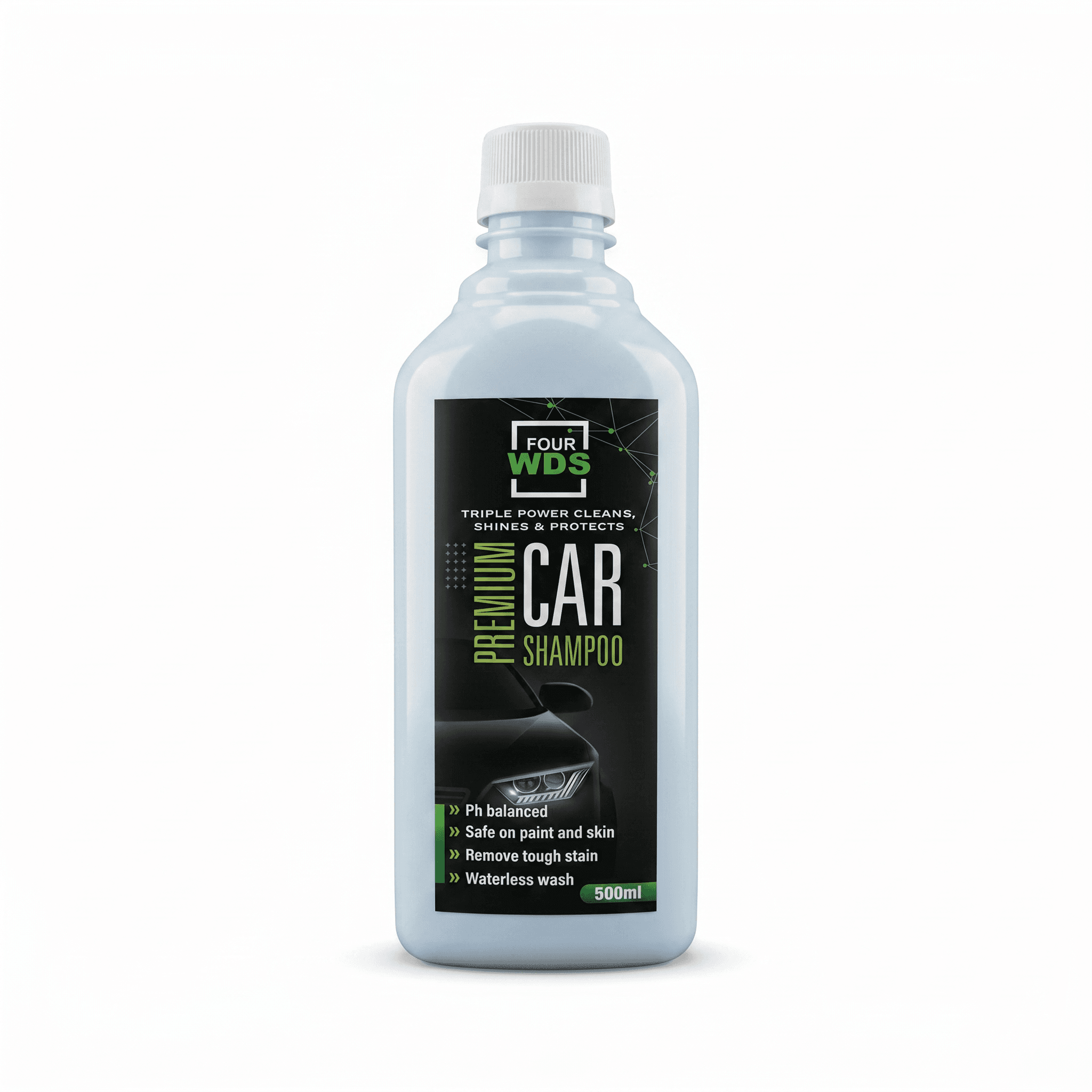 FOUR WDS 500ml Premium Car Shampoo