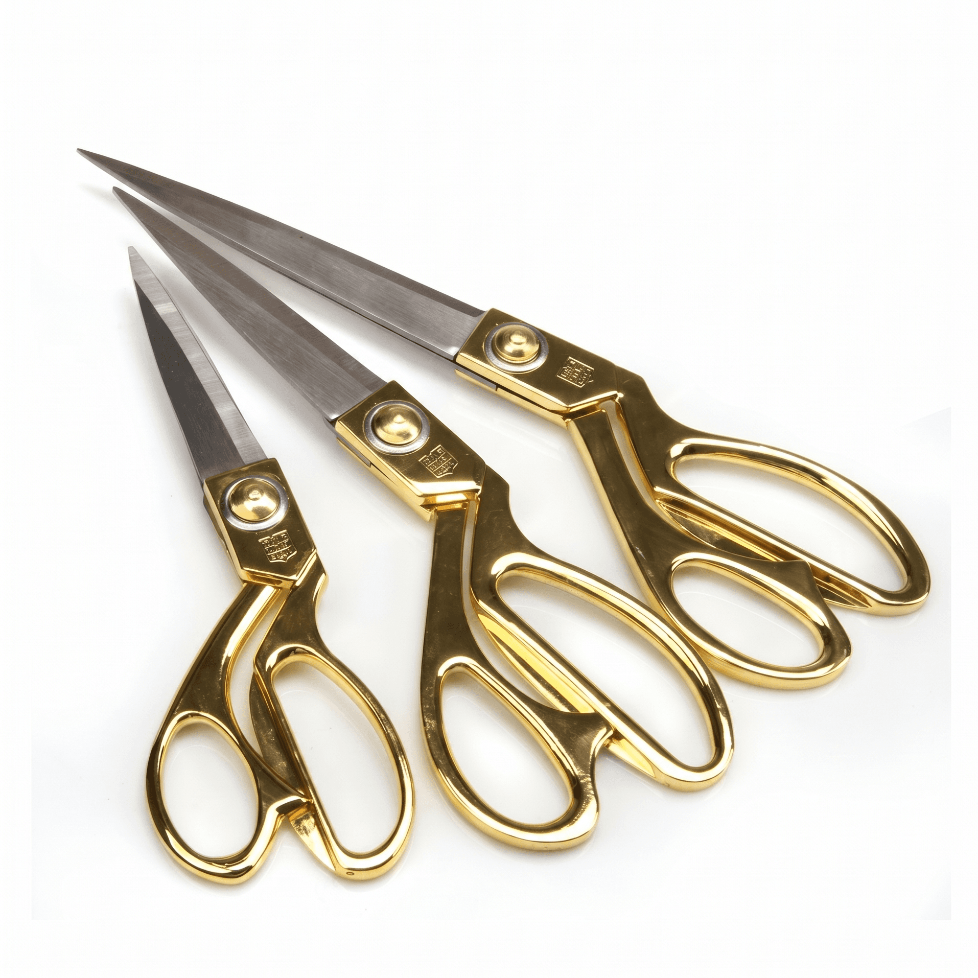 Beautiful Golden Handle Scissors 9.5"10.5"(CSS)
