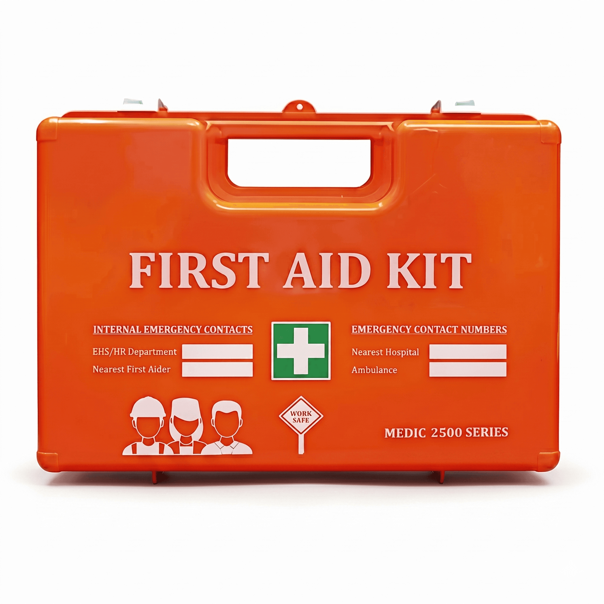 2500 Series First Aid Kit Emergency Medical Supplies for Home, Office, & Travel - Waterproof Hard Case with Survival Essentials(2500 Series )