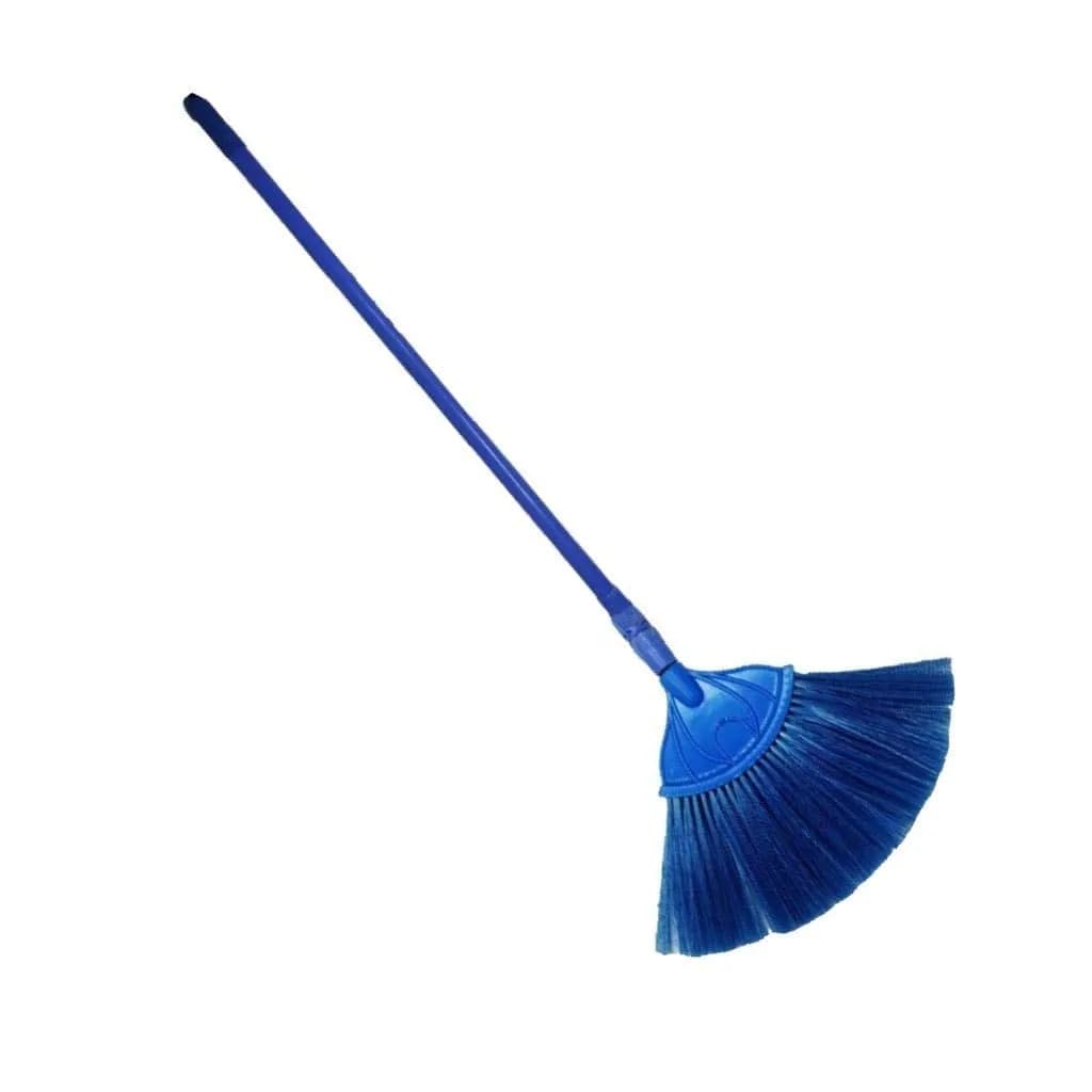 Ceiling Broom Flat – Cleaning Long and extendable Handle Used for Fan, Roof Cleaning Plastic Dry Broom (Multicolor) 5 Piece