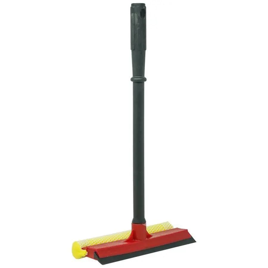 Sponge Glass Wiper- Window & Glass Clean, Small, With Plastic Stick(pack of 2)