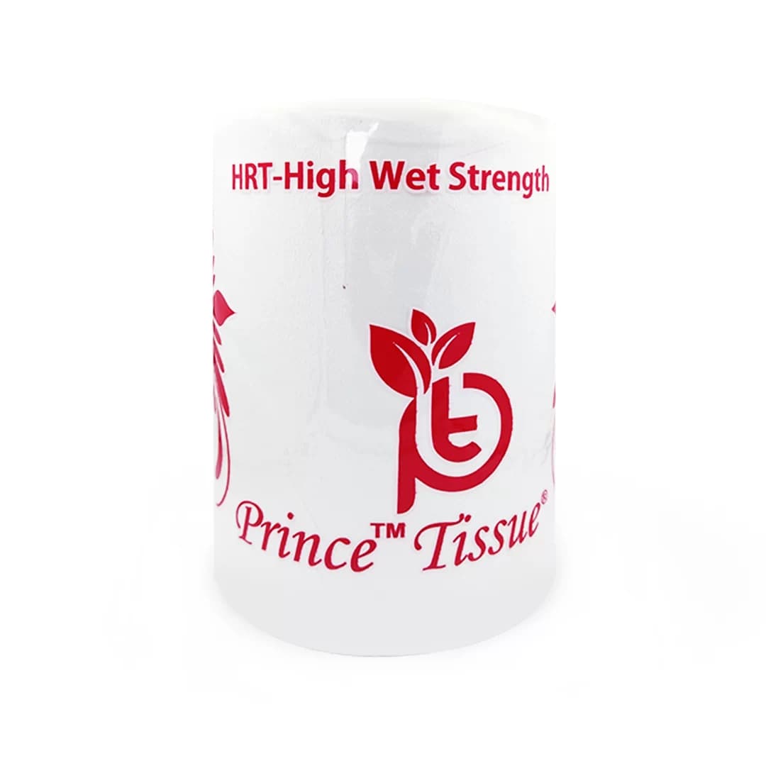 Prince HRT Tissue Roll (255mtrs) – Hard Roll Paper Towel, Paper Wipes, Napkin, Toilet Roll, Tissue For Home And Commercial Use With Premium Absorbency