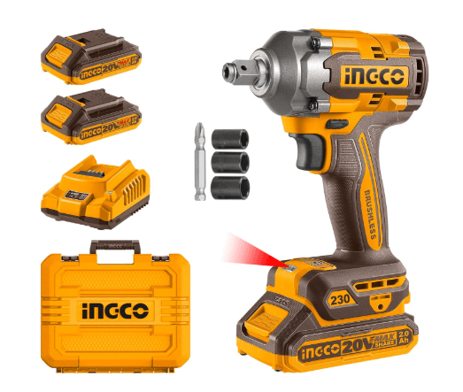 INGCO professional 2-tool combo kit feat Product focal point