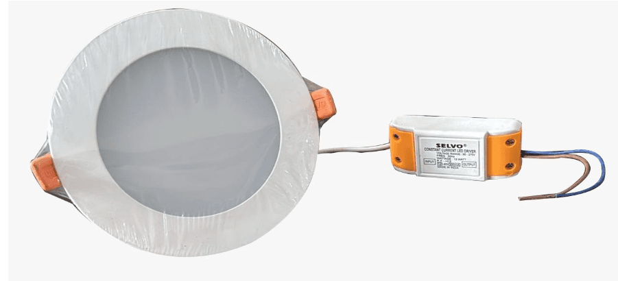 SELVO 12W LED Round Panel Light, Slim Recessed Ceiling Downlight | Warm White 2700K | Energy Efficient False Ceiling Light for Home, Office, Kitchen &(SELVO 12W LED Round Panel Light, Slim Recessed Cei)