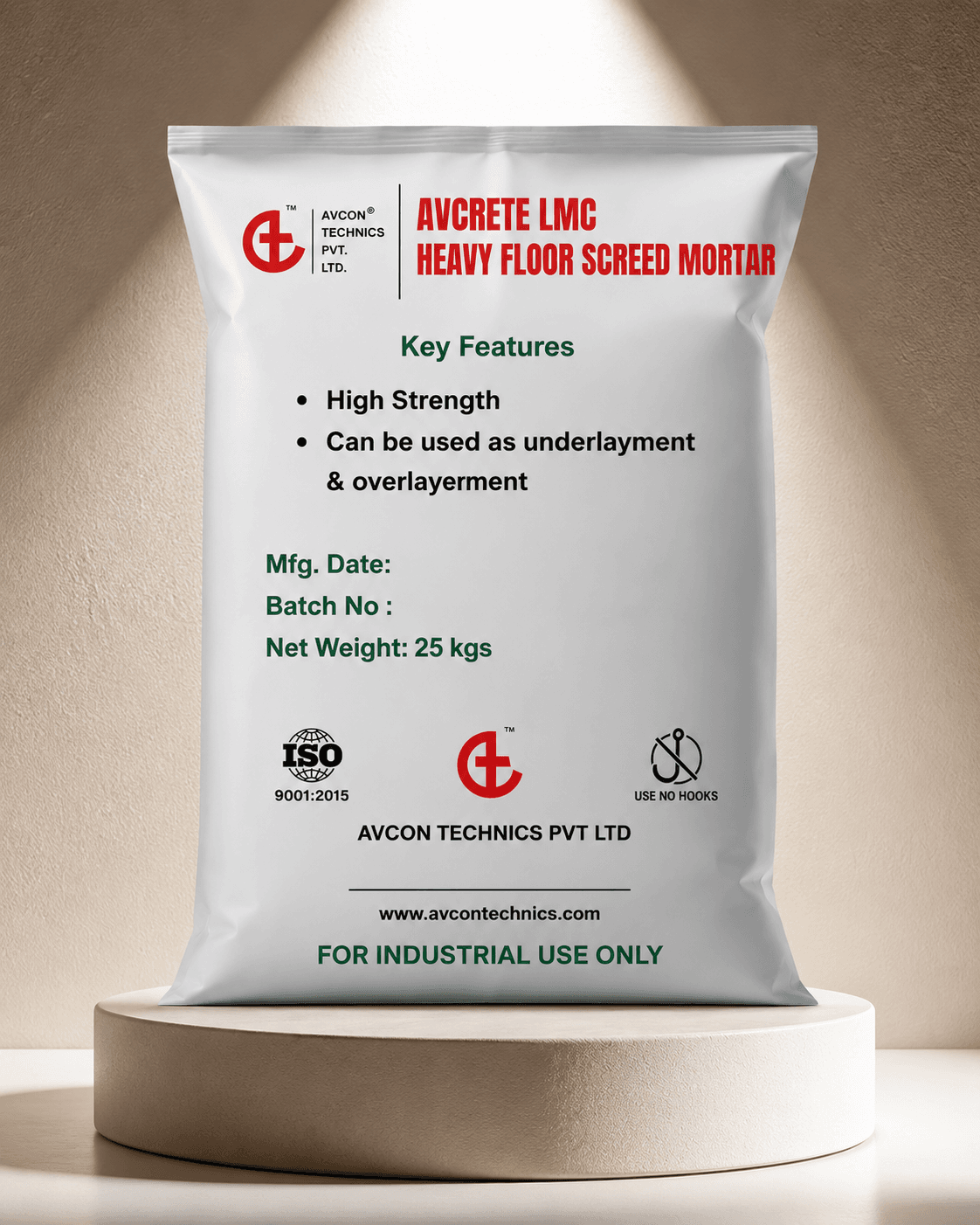 Avcrete LMC Heavy Duty Industrial Floor Screed for Warehouses & Factory