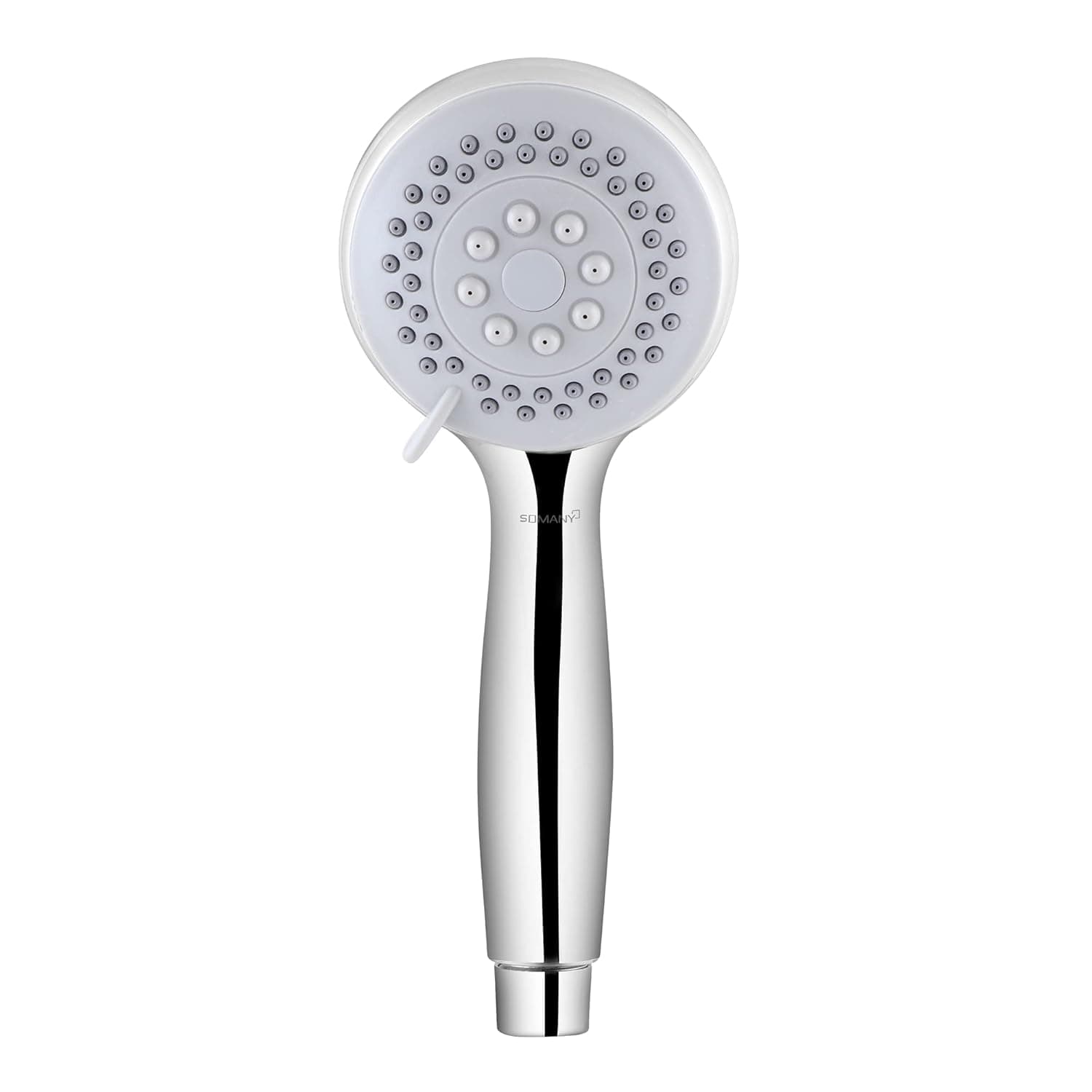 Somany Fresia 5 Function 5 Inch Hand Shower with 1.5 Meter Tube and Hook(272221120021)