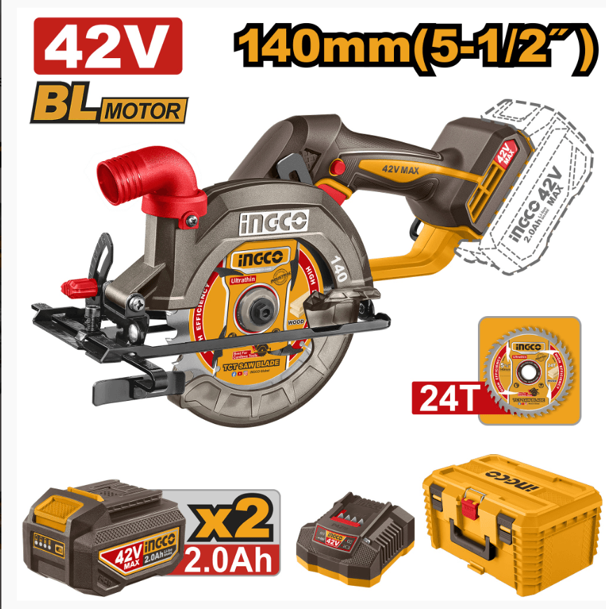 INGCO 42V Brushless Cordless Circular Sa Product focal point