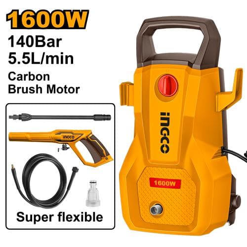 INGCO 1600W High Pressure Washer 140 Bar Product focal point