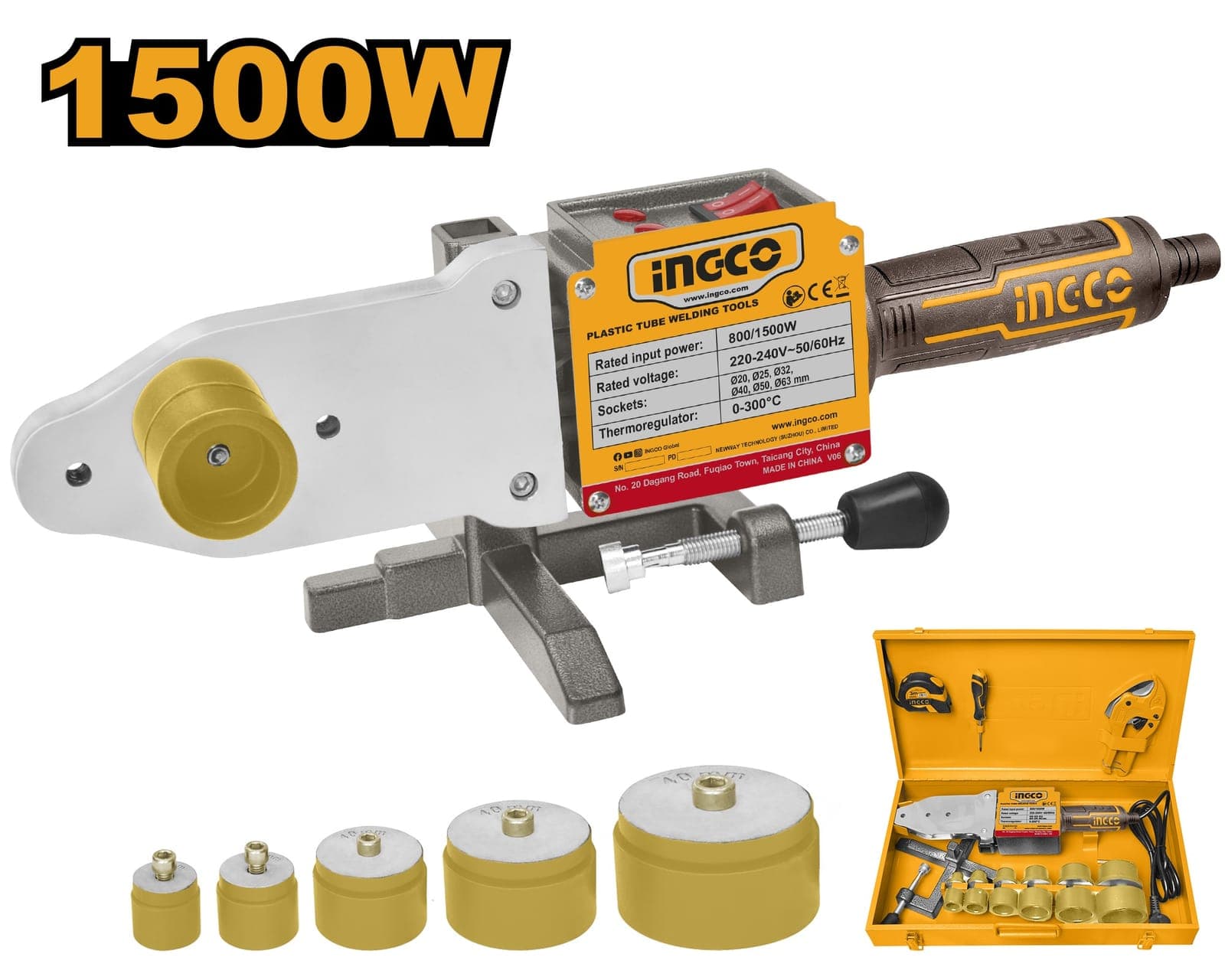 Ingco Plastic Tube Welding Tool(PTWT215002)