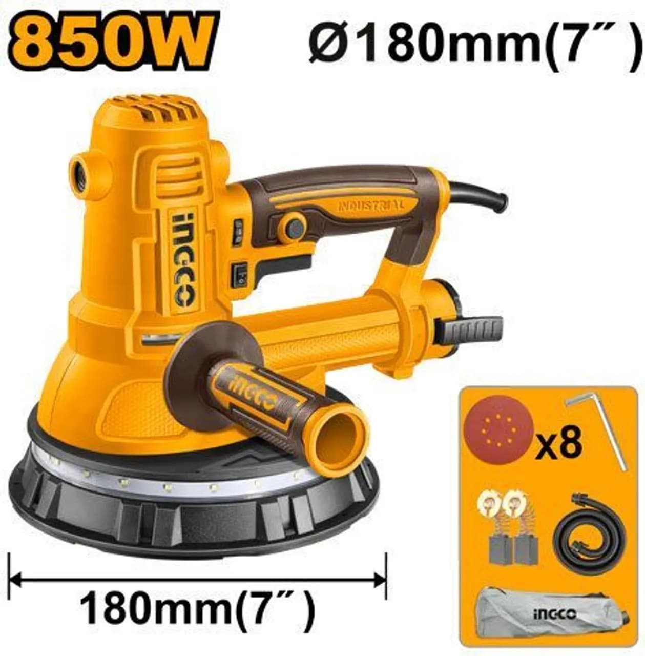 INGCO 850W Drywall Sander Product focal point