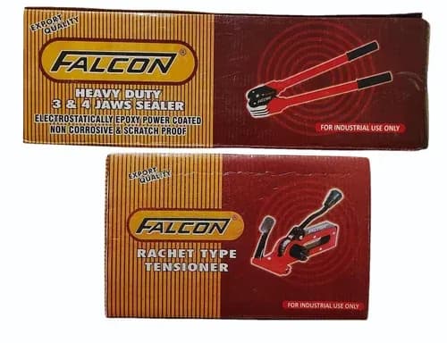 Falcon - Falcon Ratchet Type Tensioner + Heavy Duty 4 Jaw Sealer (19Mm) - Red