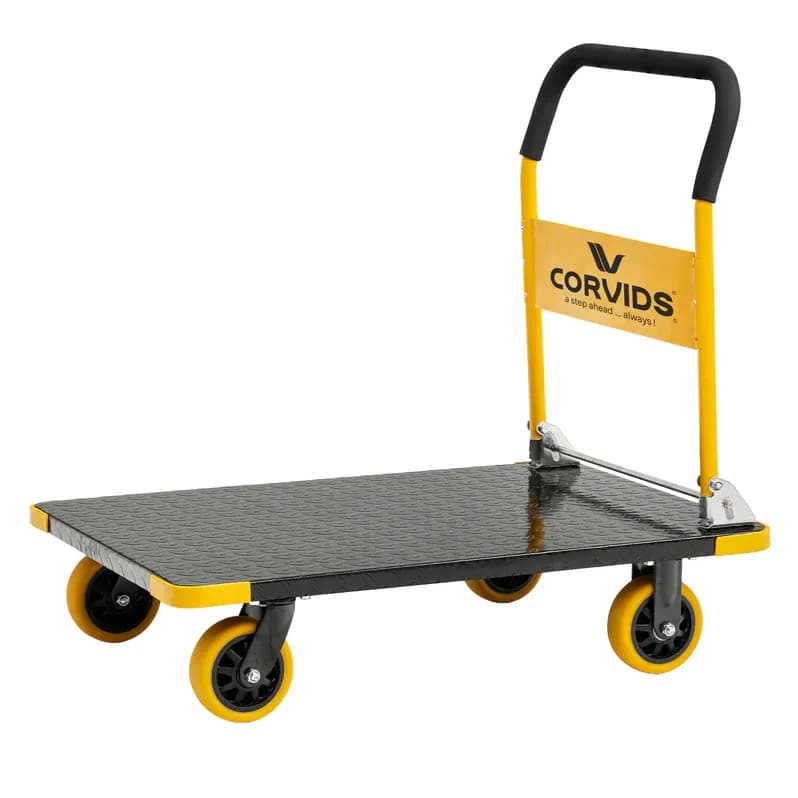 Corvids Folding Metal Platform Trolley Product focal point