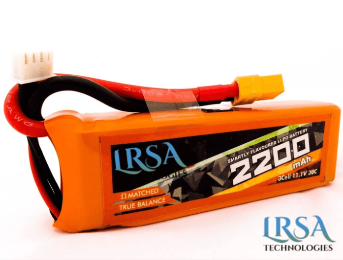LRSA 11.1V 2200mAh 3S LiPo Drone Battery Product focal point