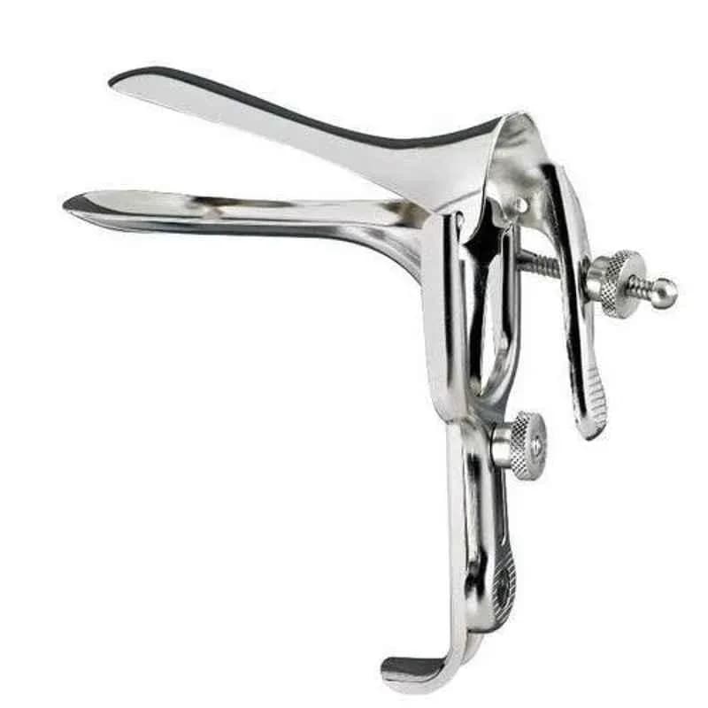 Forgesy Stainless Steel Cusco Vaginal Speculum, Size: Medium, FORGESY185