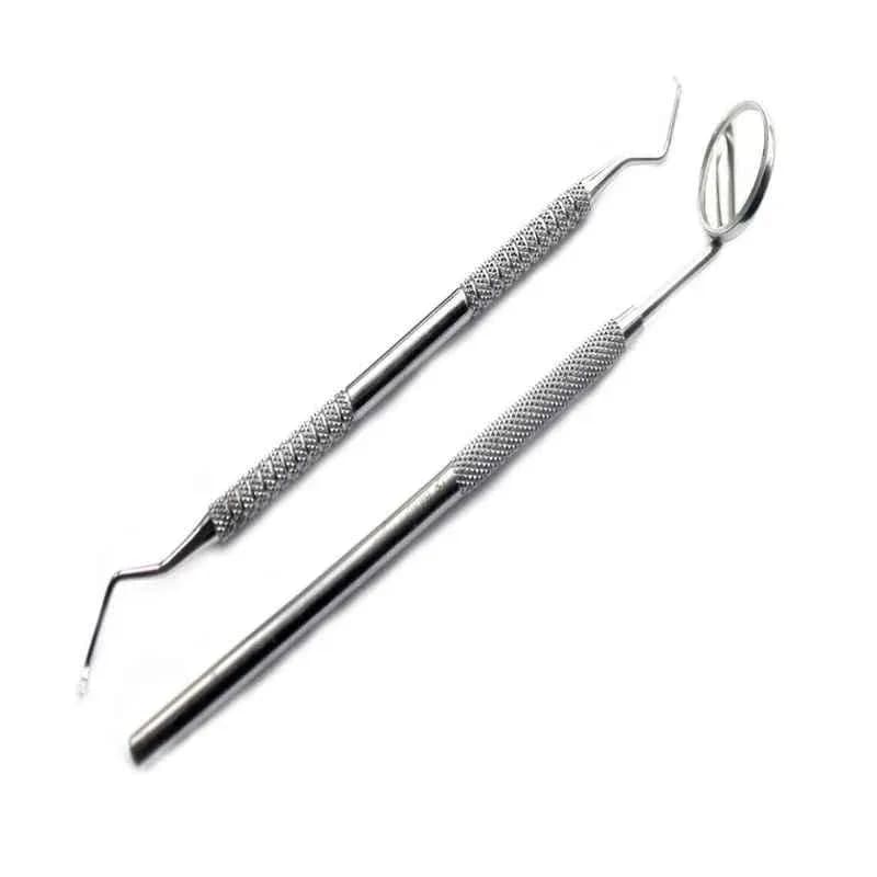 Forgesy 2 Pcs Stainless Steel Dental Teeth Cleaning Kit, GSS081