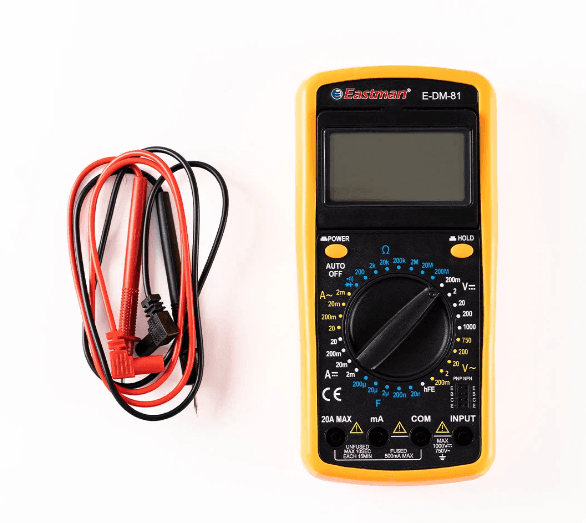 JRSDRIVE EDM-81 Digital Multimeter – High Precision DC Voltmeter & Ohm Volt Tester with Data Hold