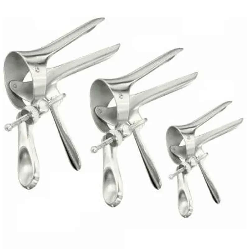Forgesy 3 Pcs Stainless Steel Reusable Cusco Vaginal Speculum Set, SUNX36