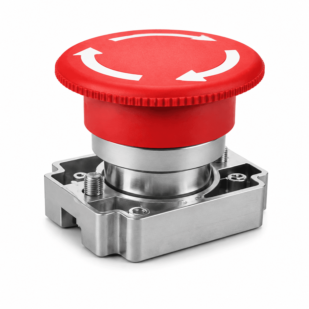 Emergency Stop Push Button, Quick and Controlled Stopping for Electrical Equipment and Machinery(pack of 4)