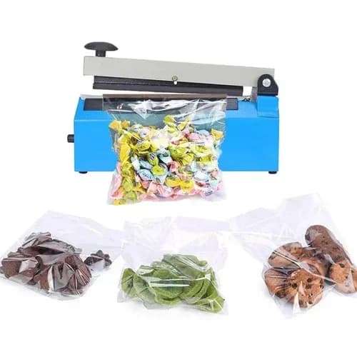 Manual 8 inch Polybag Sealing Machine 2 mm Sealing Width