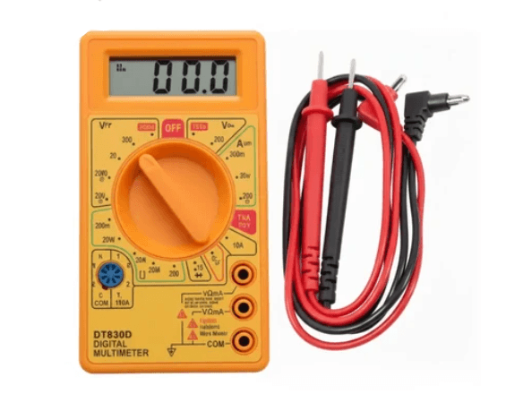 Digital Display Multimeter AC/DC Volt Tester for Voltage, Current & Resistance Measurement