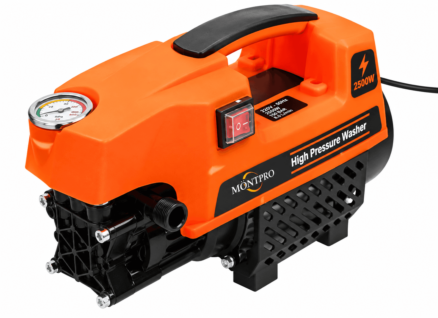 MOKPRO 2200W 180 Bar 390LPH Copper Motor High Pressure Car Washer Machine