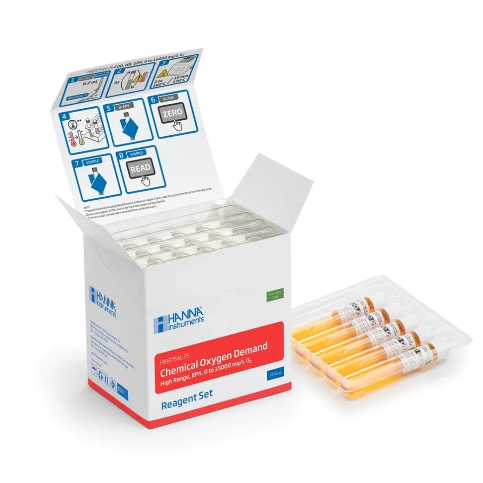 COD High Range Reagent Vials, Dichromate Method (25 tests)