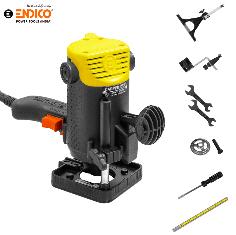 Endico 1000W 27000rpm Wood Working Route Product focal point