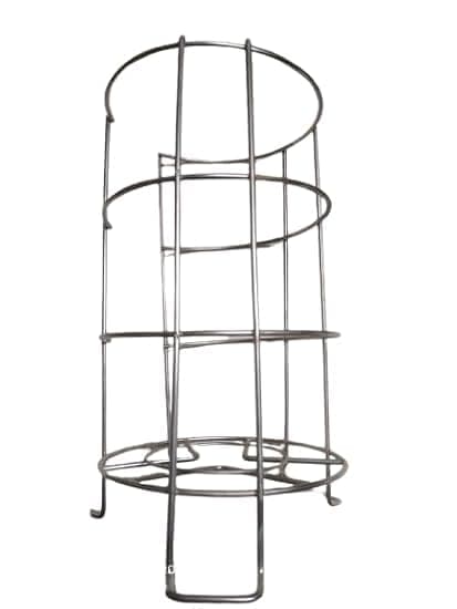 Fire Extinguisher Floor Stand for 4Kg & 6Kg ABC Extinguishers - Stainless Steel